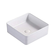 Yxx max -Lavabo Art contatore Bacino Superiore del Bacino del dispersore Ciotola di Ceramica Bianca Moderna alla Moda a Bagno Guardaroba Domestici (al Rubinetto) -36x12.5cm Lavandino del lavabo