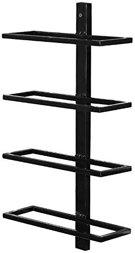 DJSMjbj Europea a Parete Vino Rack Vino del Metallo del Supporto della cremagliera della Bottiglia 4 Bottiglie Ripiani