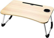 Tavolo da picnic all'aperto Tavolo pigro Letto Pieghevole Tavolo pieghevole, Scrivania PACINA PIEGABILE (STAND), Tavolo da lap multifunzione con slot e slot a tazza per mangiare, Lettura, Lavorare, Gu