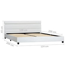 SKM Giroletto con LED Bianco in Similpelle 120x200 cm (24.45kg)