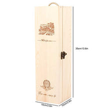 Cocosity Scatola per Vino in Legno, Confezione Regalo per Vino retrò, Cassa per Regalo per Vino, Custodia per Bottiglia di Vino per Bar Festa di Compleanno per Amanti del Vino
