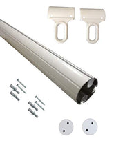 TENDAGGIMANIA Kit Profilo Barra TERMINALE in Alluminio, per Tenda da Sole Modello A Caduta per Balcone Completo di Tutti Gli Accessori, Disponibile in Diverse Misure e Colori (Bianco, 200)