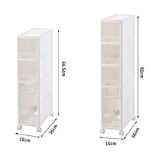 KX-YF Cassettiera Armadietto Bagno cassetto Piedi Governo unità Bagagli, Rettangolare immagazzinaggio del cassetto Torre Bianca camere da Letto a casa Ufficio (Color : White, Size : 16X36X66.5cm)