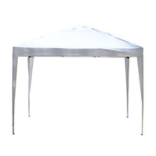 Outsunny Gazebo Pieghevole con Corde e Picchetti da Giardino Tessuto Oxford 3x3M Bianco