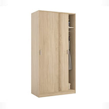 13Casa Jenny S01 Armadio Anta Scorrevole, Legno ingegnerizzato, Marrone, 100 x 50 x 200 cm