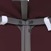 vidaXL Copertura Superiore per Gazebo Resistente Tetto per Tendone Protezione Tenda da Giardino a Strappo Poliestere e PVC 310g/m² 3x4 m Bordeaux