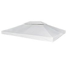 Festnight Copertura Superiore per Gazebo, Ricambio Copertura Gazebo, Telo Impermeabile Ricambio per Gazebo 310g/m² 3x4m Bianco Crema