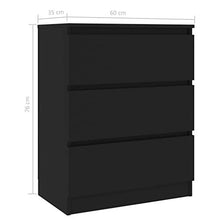 XHCP Credenza, Comodino, Comodino, Divano Letto, Mobile Laterale per Soggiorno Camera da Letto Camera da Letto Sonoma Rovere 60x35x76 cm truciolare