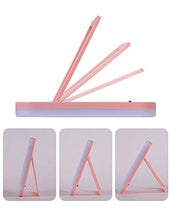 BFZJ Specchio for Il Trucco con la Luce/LED Lo Specchio/Specchio cosmetico con luci/Dormitorio Desktop Dressing Femminile Specchio Pieghevole