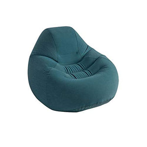 JIE KE Divano Pigro-Gonfiabile Singolo per Uso Interno o Esterno Comodo Divano (Colore : Blu)