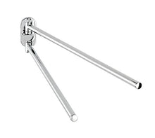 WENKO Power-Loc® portasalviette Puerto Rico - fissaggio senza trapano, Pressogetto di zinco, 3.5 x 7 x 40 cm, Cromo
