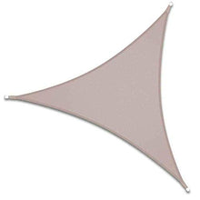 YYQ Vela Ombreggiante,Tenda Triangolare a Vela,Parasole,Protezione Raggi UV Telo da Sole,Impermeabile,Oxford,con Corda e Anello a D,per Pergola Esterni Verande,2x2x2m,Sabbia