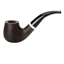 Set di pipe per tabacco, staccabile in legno, con supporto per tubo, spazzola per la pulizia e accessori per tubi, A1,14.3cm