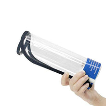 Milisten Visiera di Sicurezza 2 Pezzi Antiappannamento Antispruzzo Visiera Integrale in Plastica Trasparente Visiera Protezione per Gli Occhi per Cucina da Ufficio All'aperto con Logo Parole Inglesi