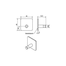 4 Pezzi Ganci per Asciugamani Autoadesivi ARIA II, Max. 3 Kg, senza Foratura, Acciaio Inox, per Cucina e Bagno Ganci da Parete Gancio per Stoviglie Gancio Portasciugamani Ganci da Cucina di SO-TECH®