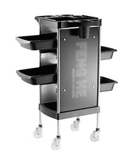 Carrelli portaoggetti Carrello portatile multifunzionale del carrello di bellezza del carrello di rotolamento dei capelli di stoccaggio del barbiere del carrello del salone del salone con i cassetti &