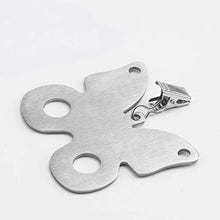 Hemoton 4 Pezzi Clip per Tovaglia Pesi Decorativi in Acciaio Inox Clip da Tavolo da Picnic per La Casa Picnic Barbecue Festa di Nozze Tovaglia da Picnic Morsetti Stile Casuale
