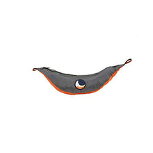 Ticket to the Moon - Amaca originale Ticket to the Moon + borsa Express + gancio a S, 320 x 200 cm, Orange/Dark Grey