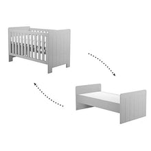 Letto trasformabile 70x140 e Armadio 2 ante Pinio Calmo - Grigio