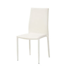Cribel Dani Plus Sedia, Similpelle, Bianco, 46x50x89 cm, 6 unità