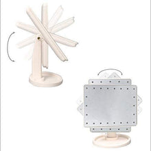 Specchio Specchi da Trucco Lampione Ampio, vanità per Trucco con 22 luci a LED, schermata pressa Dimmable a 360 ° Rotazione