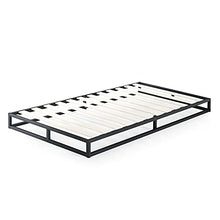 ZINUS Joseph 15 cm Telaio del letto con piattaforma in metallo | Base per materasso | Supporto per doghe in legno | Contenitore sotto al letto | Per adulti, bambini e teenager | 80 x 190 cm | Nero