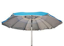 Joy Summer Ombrellone in Alluminio Spiaggia Mare con Camino Anti-Vento Ultra Leggero PANAREA - Blu