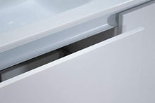OrionShop Mobile Bagno Sospeso Leda da 120cm Bianco Opaco con Lavabo Specchio e Lampada LED Inclusi