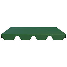 Tidyard Baldacchino di Ricambio per Dondolo Giardino, Copertura di Ricambio 192x147 cm Verde