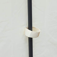 Outsunny Gazebo da Giardino 4x3M 6 Pareti Rimovibili Poliestere 400 x 300 x 255 cm Crema