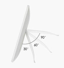 WXXT Specchio Trucco,Specchio da Trucco con Luce LED Specchio Cosmetico Illuminato Touch Screen per Trucco Camera da Letto Rasatura e Viaggio 90° Specchio cosmetico per Il Trucco per Viaggio(Bianco)