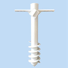 Base per Ombrellone A Spirale, Base per Ombrellone in Plastica per Coclea, Supporto per Ombrellone Portatile, Design A Spirale, Stabile, Portaombrelli per Esterno Per Spiaggia/ Giardino, Portaombrelli