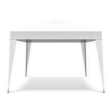 FRANKYSTAR Gazebo richiudibile 3X3 Pieghevole A Fisarmonica Automatico Mercato Tenda con Sacca.Disponibile Colore: Bianco,Blu,Verde (Bianco)