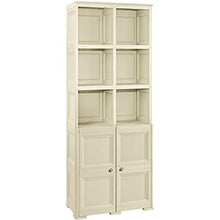 Tontarelli Armadio 2 moduli chiusi+3 scaffali, Angora