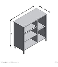 FMD furniture Scaffalatura, truciolato, ca. 90,5 x 91,5 x 40,5 cm
