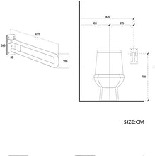 Maniglioni da Bagno Doccia Rails Sicuro corrimano 304 di Piegatura dell'Acciaio Inossidabile igienici corrimano Accesso portatori di Handicap Bagno Maniglia Anziani Accessori da Bagno