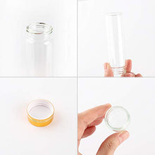 5PCS 50ml bottiglie decorative di vetro, mini bottiglie con coperchi