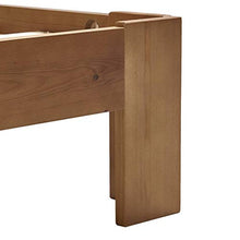 BIGTO - Struttura letto in legno di pino massello, per camera da letto, colore: marrone, 90 x 200 cm