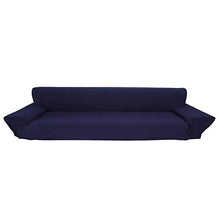 Copridivano A 4 Posti Lounge, Tratto Pieno Fodera Elastico, 7 Colori Solidi Opzione (Colore : Deep Blue)