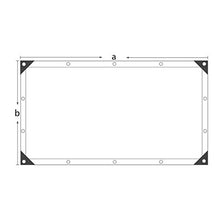 ALGFree Vele Parasole Giardino Bianca Rettangolo 90% Parasole Vela per Gazebo Baldacchino Pergola Terrazza All'aperto Interno (Color : White, Size : 1x4m)