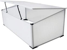 ZHIFENGLIU 1 Piano Cottura Senza Base con 2 coperchi - utilizzatore Serra in policarbonato con 2 coperchi, Resistente ai Raggi UV e alle intemperie