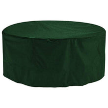 STZYY - Copritavolo rotondo da giardino, impermeabile, per tavoli e sedie circolari, facile da installare, verde, 312 x 100 cm
