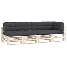 vidaXL Cuscini per Divano su Pallet 5 pz Antracite