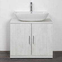 IdeaStella ODESSA Sottocolonna 2 Ante. Mobile Bagno sotto lavabo Copri Colonna lavandino UNIVERSALE (Larice Bianco)