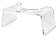 ZEUS® Trono sgabello WC per adulti Bellissimo sgabello per WC medico elegante poggiapiedi per la toilette per migliorare la salute intestinale (ROYAL trasparente)