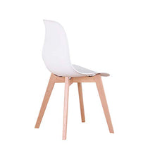 Uderkiny Set di 4 sedie sedie da Pranzo sedie in Stile Nordico per Cucina Sala da Pranzo Soggiorno e Ufficio (Bianco)