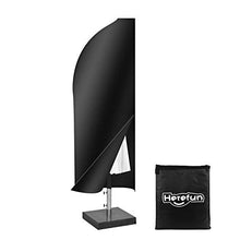 Herefun Telo Protettivo per Ombrellone, Fodera Protettiva con Asta Telescopica, Oxford 210D Copriombrellone Copertura Impermeabile, Resistente ai Raggi UV, 265 x 40 x 70 x 50 cm (280x30x81x46cm)