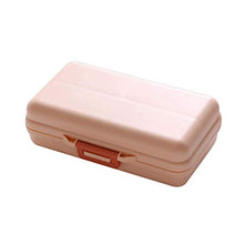 BGSFF Portapillole Portapillole 7 Griglie per ridurre i Cattivi odori Organizer Porta medicinali Pink Tuba