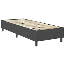 SKM Letto a Molle Grigio Scuro in Tessuto 80x200 cm (35.45kg)