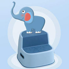 Niduo Bear Nuovo Sgabello A Doppio Passo Sgabello da Bagno Bagno Sgabello per Toddlers, Plastic Step Sgabello Multifunzione BPA in Gomma Antiscivolo Gratuita,Rosa